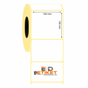 100mm x 100mm Termal Etiket