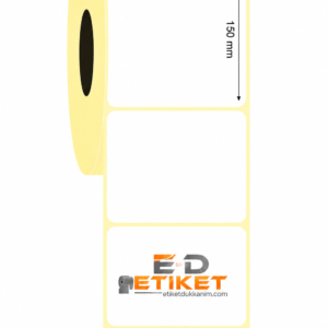 100mm x 150mm Kuşe Etiket