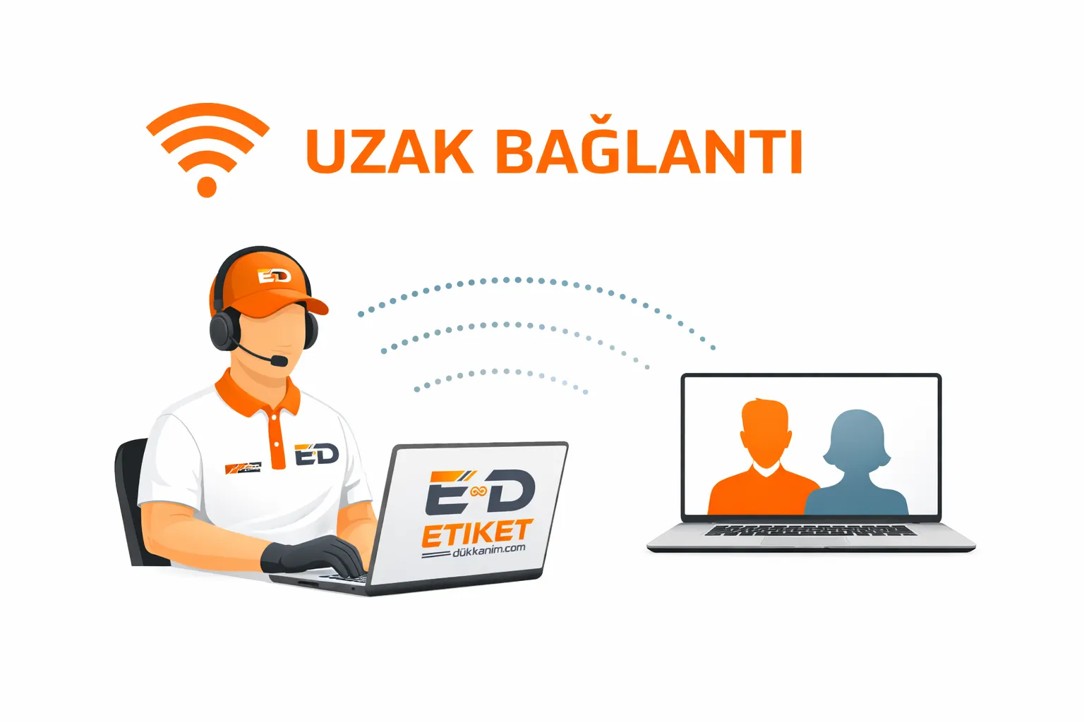 Uzaktan bağlantı ile teknik destek